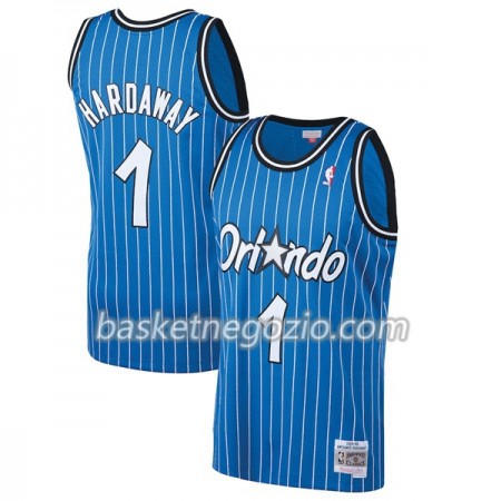 Canotte Uomo Orlando Magic Penny Hardaway 1 Hardwood Classics Blu Swingman